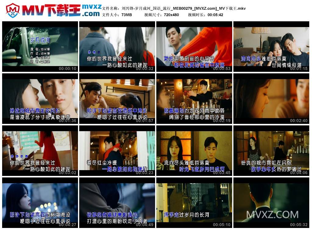 刘兴锋-岁月成河_国语_流行_MEB00279